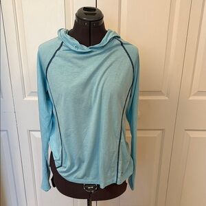 Orvis Sky Blue Long Sleeve Hoodie